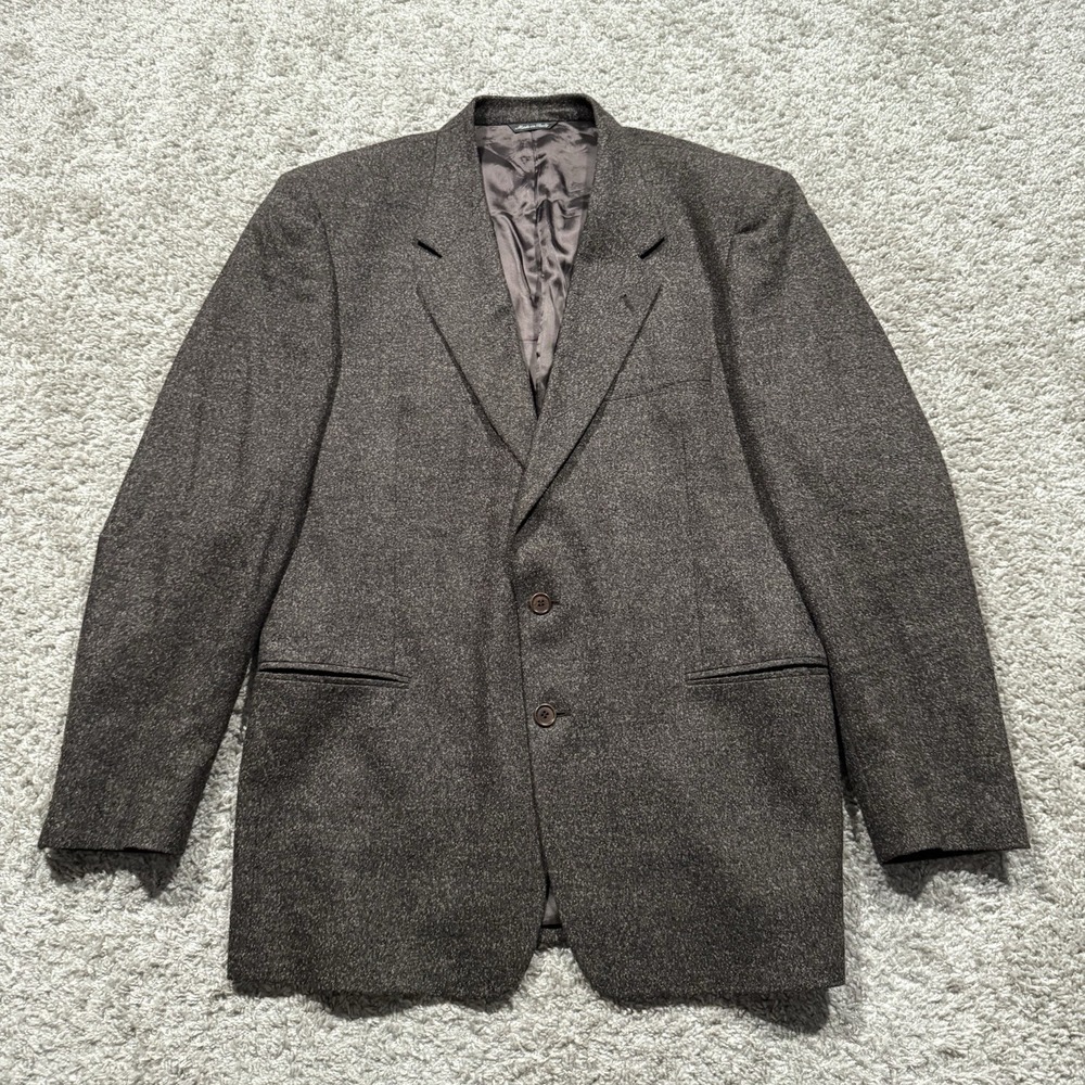 Toscanini Collezione Oro Blazer Luigi Botto Brown Men's 44 Made In Italy